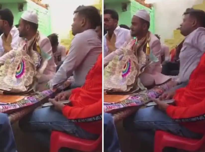 friend stole money from front of groom groom did not realize Viral Video : नवरदेवासमोरच मित्राने चोरले पैसे, वराच्या नकळत घडला प्रकार, तुम्ही व्हिडीओ पाहिला का?
