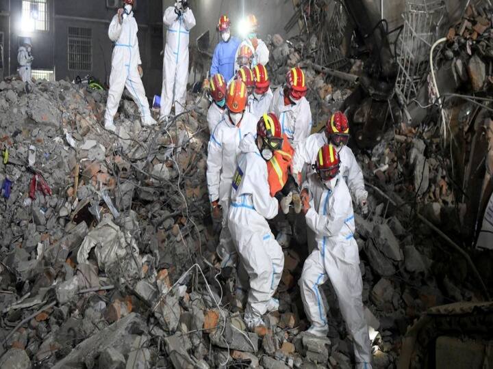 China Building Collapse 53 Dead in China Building Collapse Search For Trapped Ends Report China Building Collapse: కుప్పకూలిన 6 అంతస్తుల భవనం- 53కు చేరిన మృతుల సంఖ్య
