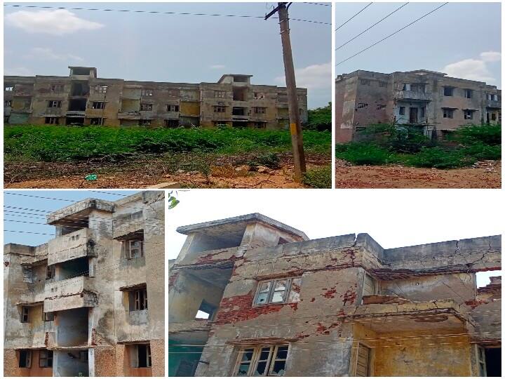 Dilapidated housing apartments A haven for social enemies thoothukudi இடிந்த நிலையில் வீட்டுவசதி குடியிருப்புகள்.. சமூக விரோத செயல்களுக்கு புகலிடமாகும் அவலம்..