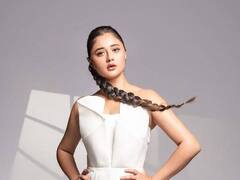 Rashami Desai: ऑफ शोल्डर व्हाइट पँटसूटमध्ये रश्मी देसाईचा स्टायलिश अंदाज!