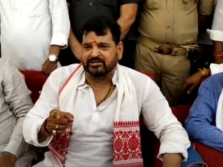 Ayodhya BJP MP Brij Bhushan Sharan Singh attacked on Raj Thackeray said he will not allowed him ann UP Politics: 'माफी मांगे बिना राज ठाकरे को अयोध्या में घुसने नहीं देंगे', बीजेपी सांसद ब्रृजभूषण शरण सिंह का बड़ा बयान