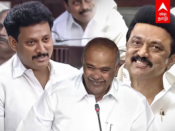 Anbil Mahesh Comedy Speech : அப்பாவு ஸ்டைலில் மிமிக்ரி..சந்திரமுகி டயலாக்.. கலக்கிய அன்பில் மகேஷ்