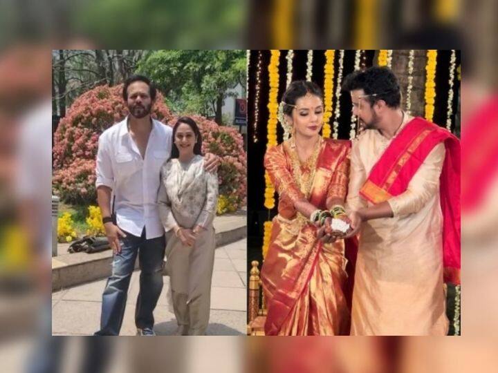 Virajas Kulkarni Share Post Rohit Shetty give him Interesting advice after Virajas   marrying Shivani Rangole Virajas Kulkarni Share Post : रोहित शेट्टीचा विराजसला मजेशीर सल्ला; म्हणाला, 'लग्न झालं तरी...'