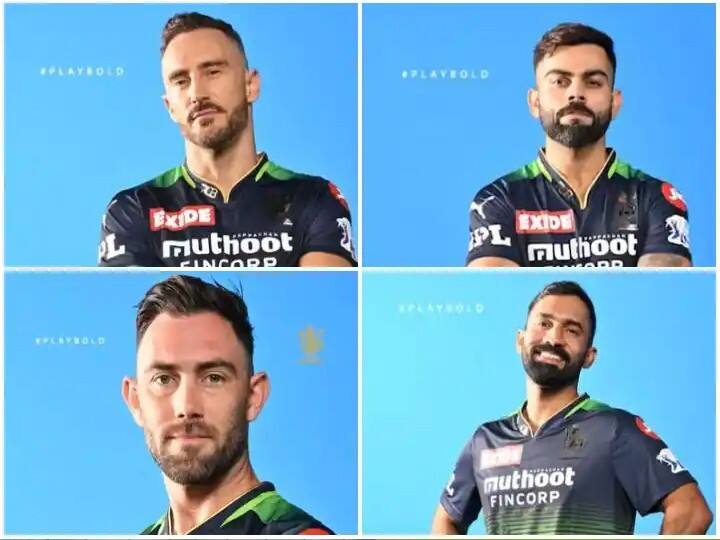 royal challengers bangalore team wearing green jersey against sunrisers hyderabad support the go green initiative  IPL 2022 Marathi News SRH vs RCB : आरसीबी हैदराबादविरोधात उतरणार हिरव्या रंगाच्या जर्सीमध्ये, जाणून घ्या कारण...