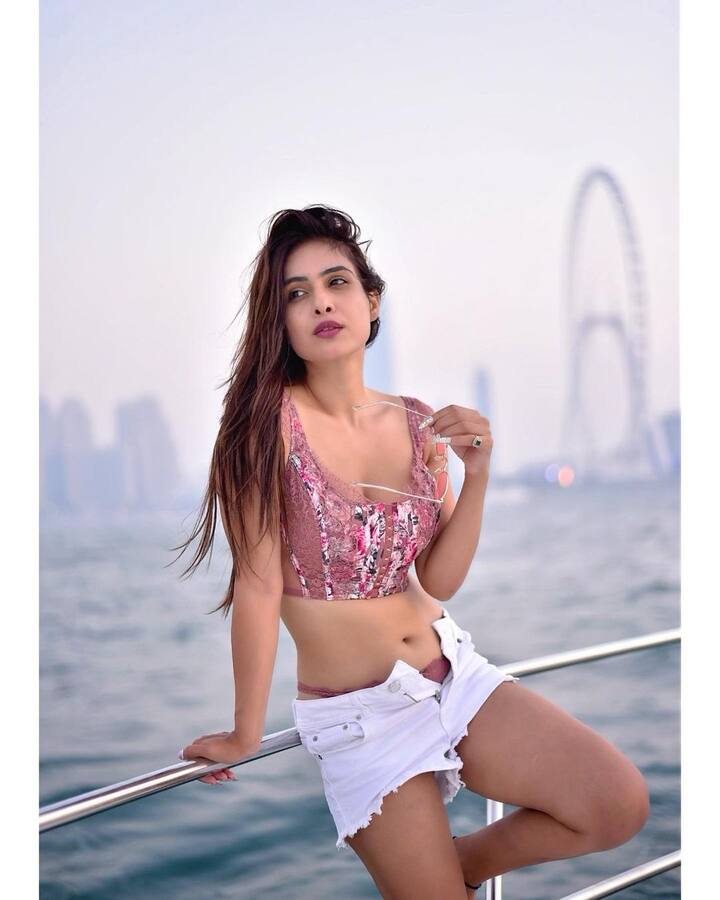 वहीं इस फोटोशूट के दौरान नेहा ने अपने शॉर्ट्स का बटन खोल दिया है. एक्ट्रेस के इन तस्वीरों ने फैन्स के दिलों में खलबली मचा दी है.
