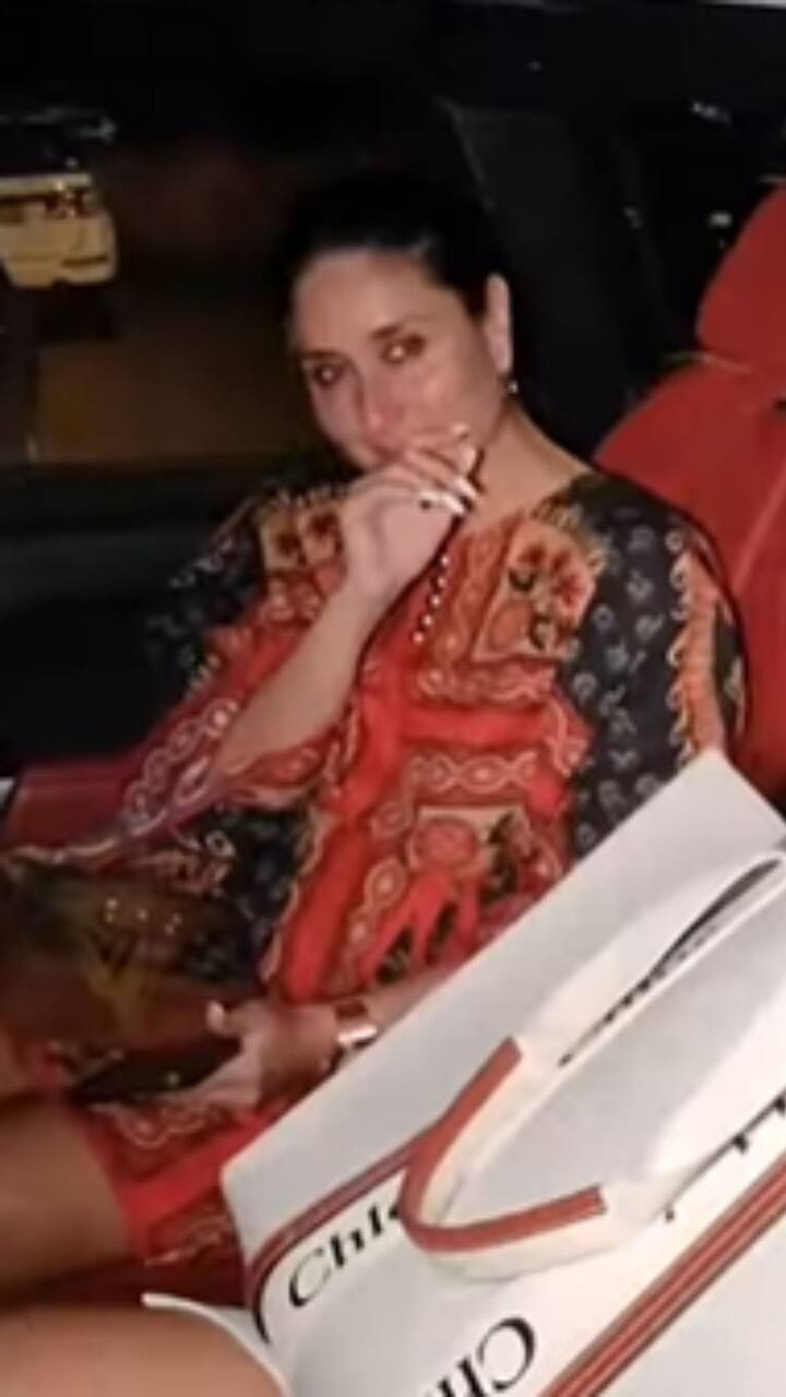 करीनाच्या या लाला कफ्तान ड्रेसची किंमत एक लाख साठ हजार एवढी आहे. (Kareena Kapoor/Instagram)
