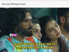 'डायमंड रिंग की बात हुई थी 'डायमंड डक' की नहीं', राहुल शुन्यावर बाद होताच मिम्सचा पाऊस