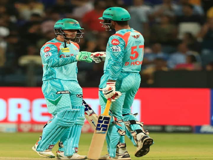 IPL 2022 LSG hit 176 runs against KKR team match 53 LSG vs KKR: டி காக், ஹூடா, ஸ்டோய்னிஸ்,  அதிரடி..! கொல்கத்தாவிற்கு 177 ரன்கள் இலக்கு..!