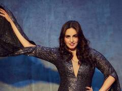 Huma Qureshi : डीप नेक ड्रेसमध्ये हुमा कुरेशीचा मनमोहक अंदाज; पाहा फोटो!