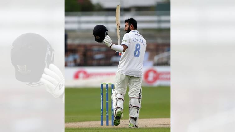 Cheteshwar Pujara smashes Shaheen Afridi for adventurous upper-cut six during Sussex-Middlesex clash hit century again Cheteshwar Pujara: শাহিন আফ্রিদিকে আপার কাটে ছক্কা, কাউন্টিতে ফের সেঞ্চুরি পূজারার