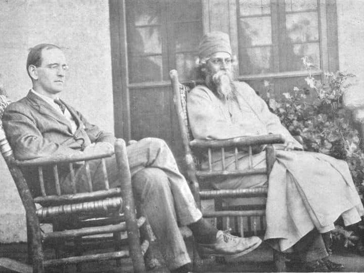 Rabindranath Tagore with pastor and educator WW Pearson in California, US | Photo: Wikimedia Commons