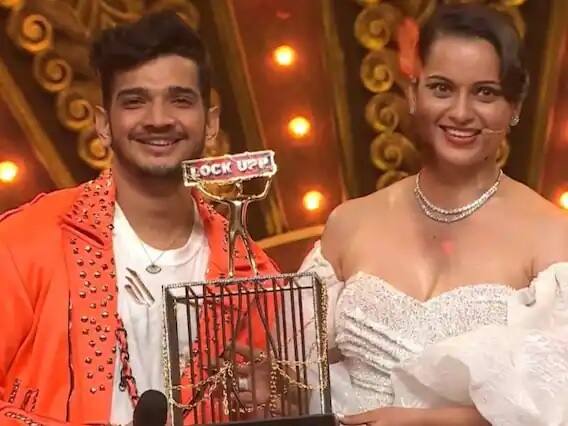 Munawar Faruqui declared winner of Lock Upp : 70-દિવસીય લોક-અપ રિયાલિટી શોની ફિનાલે હવે પૂરી થઈ ગઈ છે. સ્ટેન્ડઅપ કોમેડિયન મુનવ્વર ફારૂકીએ આ શો જીત્યો છે, ત્યારથી મુનવ્વર ફારૂકી સોશિયલ મીડિયા પર ટ્રેન્ડ કરી રહ્યો છે.