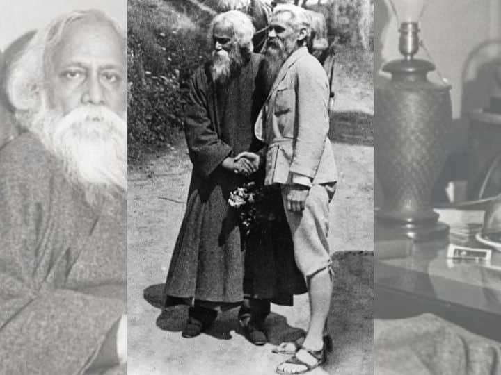 Rabindranath Tagore with educationist Paul Geheeb in Germany in 1931 | Photo: Getty