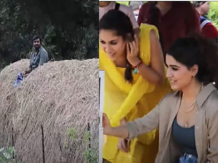 Seven Screen Studio has released the making video of Kathuvakkula rendu kaathal KRK Making video : வைக்கோல்போரில் விஜய்சேதுபதி! தரையில் விக்னேஷ்சிவன்.. கலகல சம்மு, நயன் - KVRK மேக்கிங் வீடியோ!!