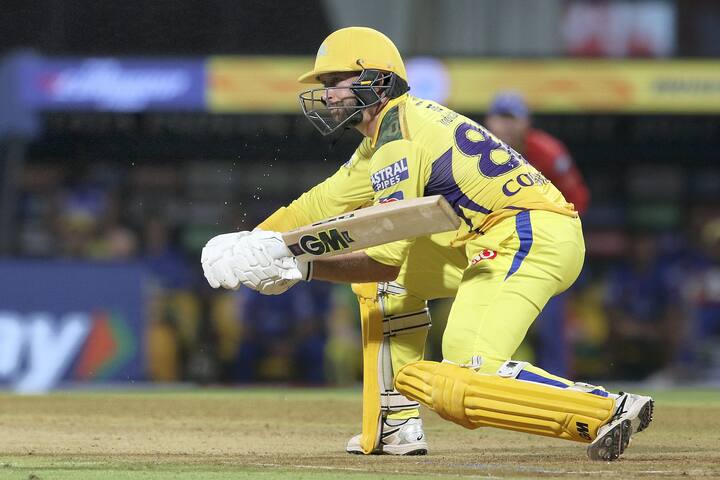 Chennai Super Kings (CSK) star batter Devon Conway has been in excellent batting form in Indian Premier League (IPL) 2022. He has scored three half-centuries in just four IPL matches for his team Chennai Super Kings. (Pic Courtesy: PTI)