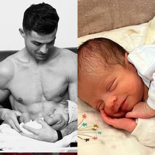 Cristiano Ronaldo and Georgina Rodriguez announce baby daughters adorable name Cristiano Ronaldo: அன்பு மகளின் பெயரை அறிவித்த ரொனால்டொ- ஜார்ஜினா தம்பதி