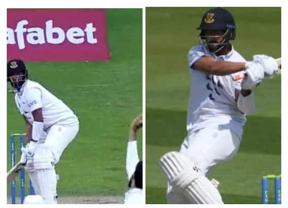Cheteshwar Pujara Vs Shaheen Afridi: जब पुजारा और शाहीन अफरीदी का हुआ सामना, खुद देखिए कौन किस पर पड़ा भारी Cheteshwar Pujara Vs Shaheen Afridi: जब पुजारा और शाहीन अफरीदी का हुआ सामना, खुद देखिए कौन किस पर पड़ा भारी