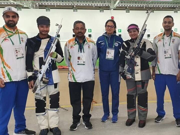 Deaflympics 2022: मूक बधिर ओलंपिक में भारत को चौथा गोल्ड, धनुष और प्रियेशा ने दिलाई सफलता Deaflympics 2022 Shooter Dhanush Srikanth Priyesha Deshmukh wins gold in 10m air rifle mixed team event Deaflympics 2022: मूक बधिर ओलंपिक में भारत को चौथा गोल्ड, धनुष और प्रियेशा ने दिलाई सफलता