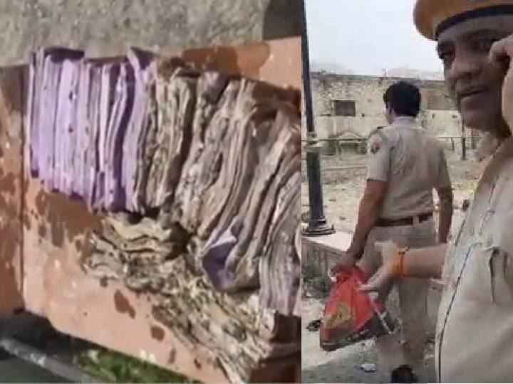 Ajmer Lake Currency Notes: Bundles of Rs 2000 notes found floating in Ajmers Anasagar Lake Rs 2000 Notes: సరస్సులో కొట్టుకొచ్చిన రూ.2వేల నోట్ల కట్టలు, క్యూ కట్టిన స్థానికులు - తరువాత ఏం జరిగిందంటే !