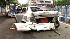 Road Accident:জাতীয় গ্রন্থাগারের গেটের সামনে গাড়িতে ধাক্কা অ্যাম্বুল্যান্সের,আহত চালক।Bangla News