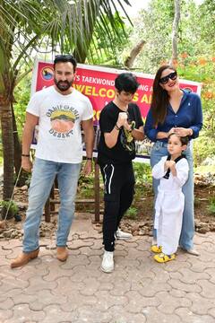 Proud Parents: तैमूर अली खान को टाइक्वांडो में मिली येलो बेल्ट, बेटे के साथ सैफ अली खान और करीना कपूर आए नजर