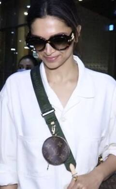 Deepika Airport Look: दीपिका के एयरपोर्ट लुक के साथ उनकी अदाओं ने चुरा लिया दिल