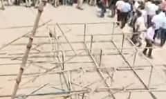 Delhi News: Major uproar in South Delhi as bulldozer reach Shaheen Bagh | Bharat Ki Baat(9 May 2022)