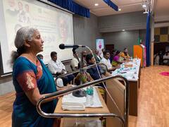 ’தமிழ்நாட்டில் பாஜக ஆட்சியமைக்கும் அளவிற்கு எம்.எல்.ஏ.க்களை மக்கள் தர வேண்டும்’ - மத்திய நிதியமைச்சர் நிர்மலா சீதாராமன்