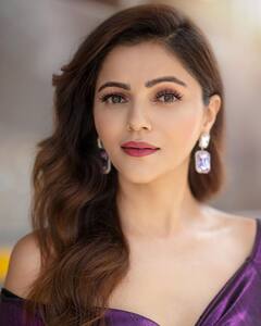 IN PICS: Rubina Dilaik Stunningly Poses In A Purple Slit Dress