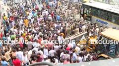 Shaheen Bagh Demolition Drive: बुल्डोजर के विरोध में शाहीन बाग में बेतहाशा भीड़ | Ground Report