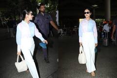 Shehnaaz Gill Photos: हंसते-मुस्कुराते शहनाज गिल ने खींच ली सारी लाइमलाइट, ट्रेंडी एयरपोर्ट लुक में दिखा एक्ट्रेस का दमदार स्टाइल