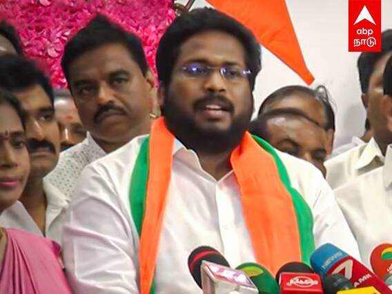 Trichy Siva son Surya Joined BJP : ”கனிமொழி போன் பண்ணாங்க..ஆனா எடுக்கல!” - திருச்சி சிவா மகன் பேட்டி