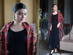 Nimrat Khaira Latest Photos: पंजाबी एक्ट्रेस Nimrat Khaira ने ब्लैक सूट में शेयर की तस्वीरें, सादगी और स्माइल ने जीता फैन्स का दिल