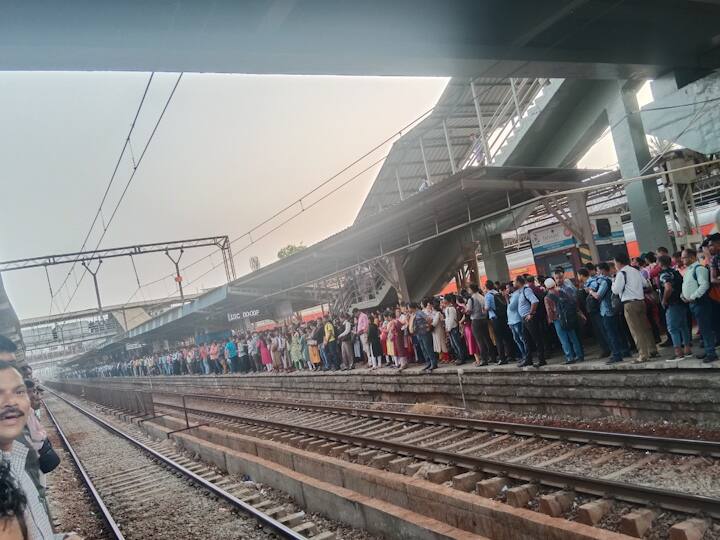 पहाटे साडेपाच वाजता दहिसर ते बोरीवली रेल्वे स्थानकादरम्यान ओव्हरहेड वायर तुटल्याची माहिती रेल्वे प्रशासनाकडून देण्यात आली. तेव्हापासून कोणतीही लोकल जलद मार्गावरुन चर्चगेटच्या दिशेनं सोडण्यात आली नव्हती.