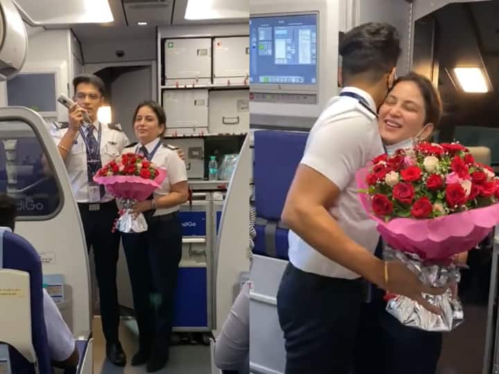 IndiGo Pilot Aman Thakur Gives Homage To Mother On Mother's Day Co-Pilots Flight For First As Her As Passenger WATCH: IndiGo Pilot's Gesture For His Pilot Mom On Mother's Day Wins Internet