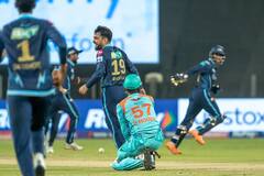 LSG vs GT: सिर्फ तीन गेंदबाजों ने लखनऊ को 82 रनों पर समेटा, तस्वीरों में देखिए कैसे गुजरात को मिली जीत