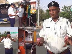 Churu : भीषण गर्मी ने किया बेहाल, लू से बचने के लिए ट्रैफिक पुलिस के जवानों ने लिया इस देशी जुगाड़ सहारा, देखें तस्वीरें