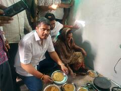 Rohit Pawar : नागपूर दौऱ्यात आमदार रोहित पवार यांनी बनवली चक्क 'पुरणपोळी'