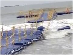 Karnataka Floating Bridge: कर्नाटक में उद्घाटन के तीन दिन बाद ही पानी में समाया तैरता पुल, 6 मई को विधायक ने काटा था फीता