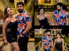 Monalisa-Vikrant Rajput: छोटी ड्रेस में पति के साथ रोमांटिक पोज देती नजर आईं Monalisa, तस्वीरों से नहीं हटा पाएंगे नजरें