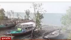 Cyclone Asani Update : 'অশনি'-আতঙ্কে ফাঁকা কুলতলির কৈখালি ঘাট, নিরাপদ স্থানে নৌকা বাঁধলেন মাঝিরা।Bangla News