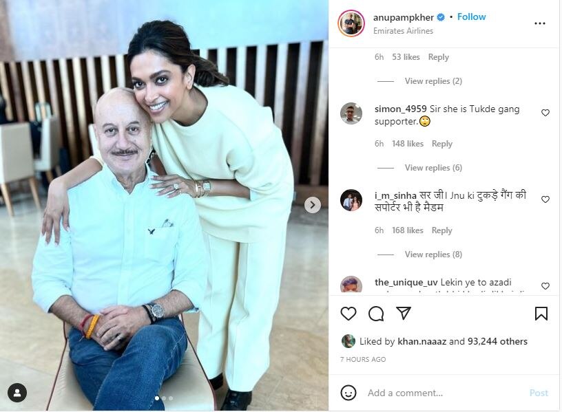 Anupam Kher से मिलने पर Deepika Padukone क्यों होने लगीं ट्रोल? जानिए पूरा मामला