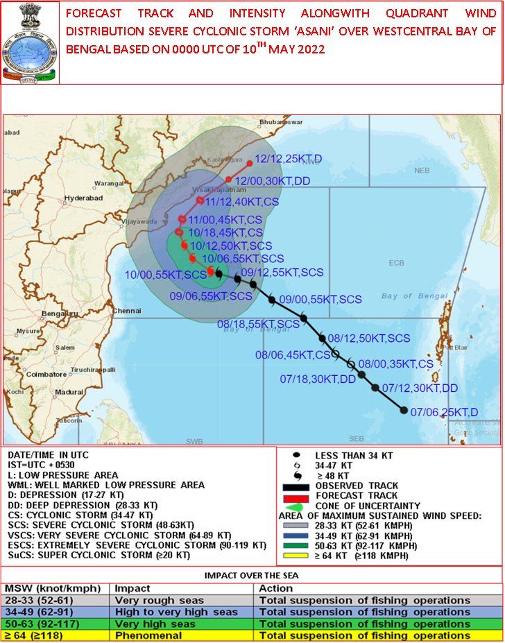 Cyclone Asani: 10 Flights Cancelled To Chennai As Heavy Rains, Strong Winds Lash City