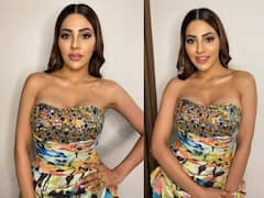 ऑफ शोल्डर ड्रेसमध्ये निक्की तांबोळीचा ग्लॅमरस अंदाज झाला कॅमेरात कैद; पाहा फोटो!