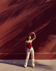 Shehnaaz Gill Looks Sizzling Hot In A Corset Top - SEE PICS