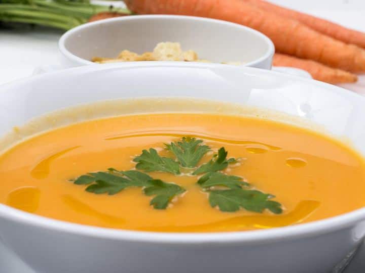 Carrot Soup Recipe in Telugu Carrot Soup: క్యారెట్‌తో టేస్టీ సూప్, తాగితే ఆ సమస్యలన్నీ దూరం