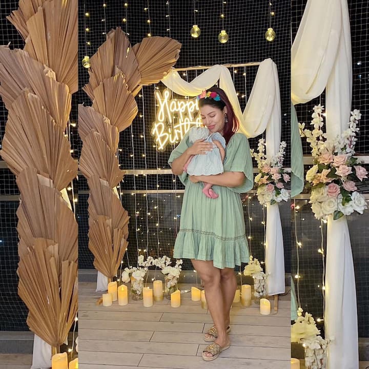 देबिना आणि गुरमीतनं त्यांच्या मुलीचं नाव लियाना असं ठेवलं आहे.(Debina Bonnerjee/instagram)