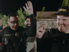 Viral Video : लग्नात डीजे बंद करायाला आला, पण स्वतःच थिरकायला लागला; अमेरिकन पोलिसाचा देसी अंदाज