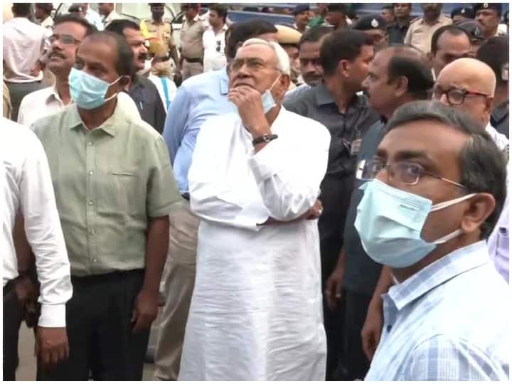 Visvesvaraya Bhavan caught fire, CM Nitish Kumar arrived to take stock Bihar: राजधानी पटना में विश्वेश्वरैया भवन में आग लगी, जायजा लेने पहुंचे सीएम नीतीश कुमार