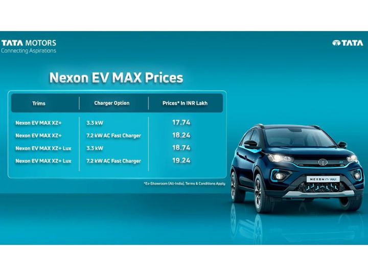 Tata Nexon EV Max Electric Launched With 437 Km Range